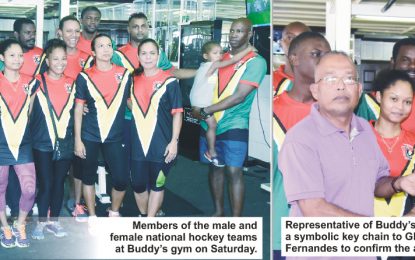 Buddy’s Gym backs the National Men and Women Hockey teams