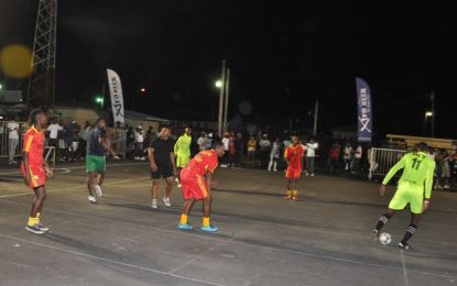 Extra Beer/Ballers in the Summer Street Football…Future Stars, ESPN, Tiger Bay and Back Circle clashed for top prize last night