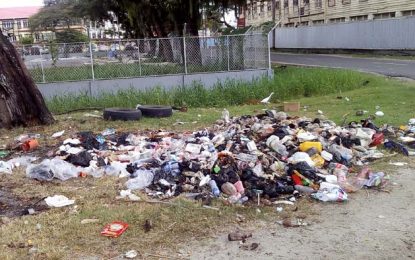 Garbage piles continue to build-up around G/town