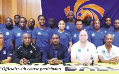 GFF/CONCACAF ‘D’ Licence Course underway, 25 Coaches to benefit