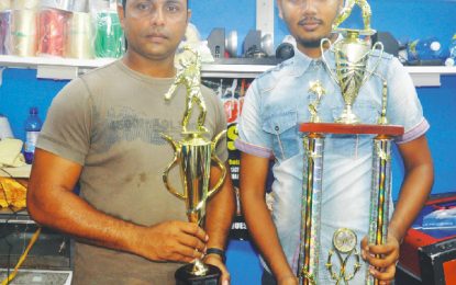 Trophy Stall backs U19  cricket in Essequibo