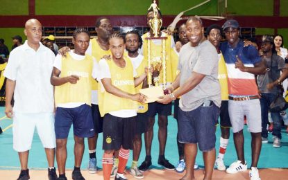 Guinness Cage / Three Peat Promotions Indoor Championship…McAulay’s hat-trick gives Ol Skool Ballers inaugural title