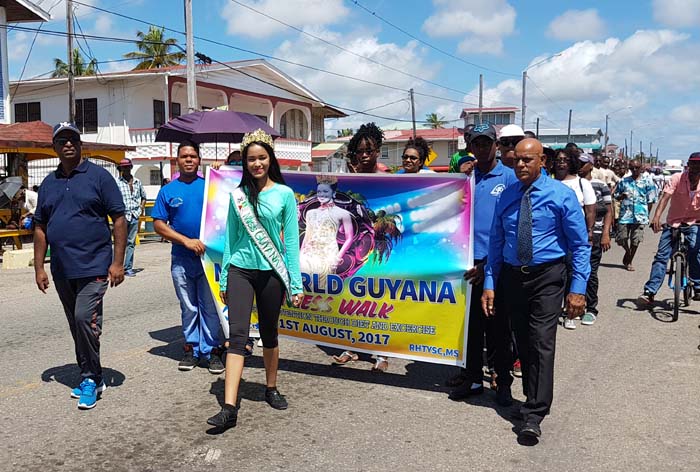 https://www.kaieteurnewsonline.com/images/2017/09/Ms.-World-Guyana-Vena-Mookram-leading-participants-of-the-walk.-1.jpg