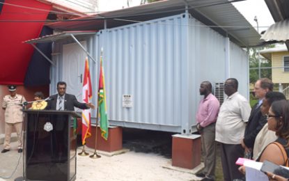 Guyana Police Force gets special bond to store evidence through Canadian High Commission Justice Education Society