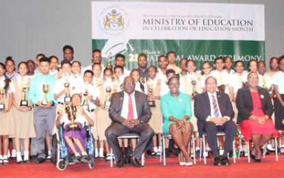 Education Ministry recognises exceptional performers at National Awards Ceremony