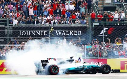 Lewis Hamilton wins his fourth Drivers’ Championship