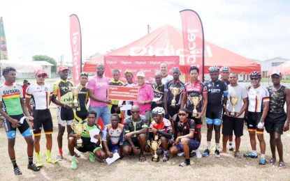 Digicel, Evolution Cycling Club awareness race…Williams win senior category, Dey takes junior title