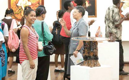 Teachers showcase artistic talents at exhibition