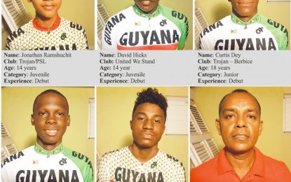 Caribbean Junior Road Cycling Championships – Barbados… Meet the Team Guyana