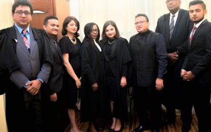 Anuradha Deodasingh is among Guyana’s newest attorneys