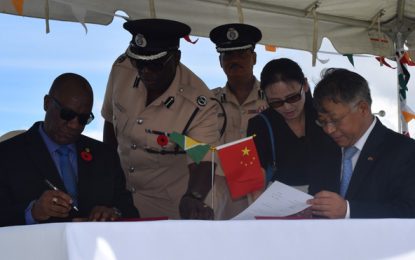 Police Force benefits from US$2.6M Chinese donation