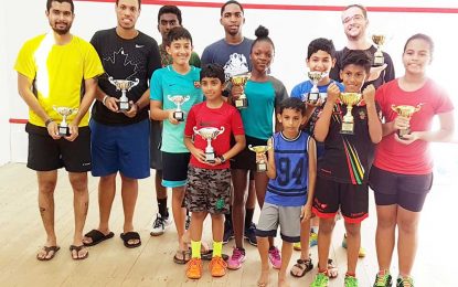 Joseph and Alphonso reign in Lucozade Handicap Squash tourney