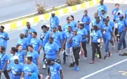 Health walk and fair hosted to promote diabetes awareness