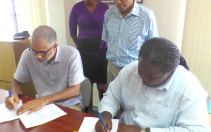 FCPC, Guyana signs first REDD+ Readiness Process Contract