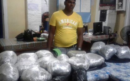 $200,000 bail for taxi driver allegedly caught with 30lbs of ganja