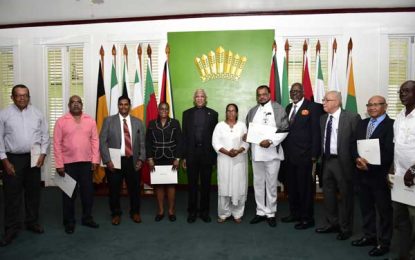 Members of three constitutional commissions sworn-in