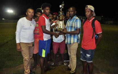 Bartica All Stars and Agatash All Stars prevail in one night contest Competitive senior football returned to Bartica