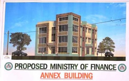 Sod turned for $228M Finance Minister annex  -to house Valuation Office, training room, gym