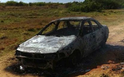 Taxi found burnt on Number 63 Beach after “hijacked” by female
