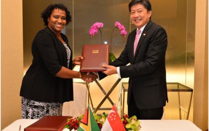Guyana signs liberal air services agreement with Singapore