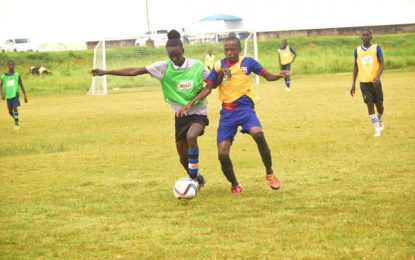 Milo schools’ under-18 football tournament…  Ann’s Grove Secondary highlight match day three