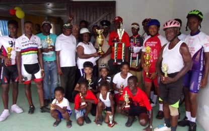 Wilbert Benjamin roll back the years to win Inaugural Mayor’s cup cycle event
