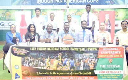 National Schools’ Basketball Festival Launched- Tip off date set for March 23 at the CASH