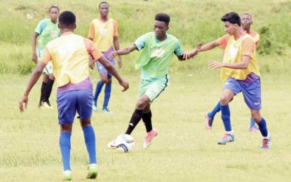 2018 Milo Schools’ football tournament…Uitvlugt, Morgan’s and CWSS win yesterday at MOE ground
