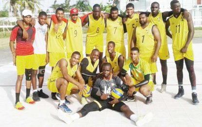 Volleyball honours shared in Berbice verses Demerara male and female competition