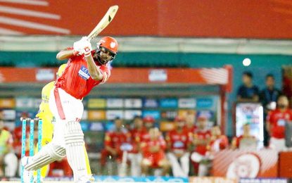 Gayle gives KXIP power for victory over CSK
