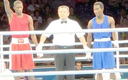 Colin ‘Superman’ Lewis wins opening bout at Commonwealth Games