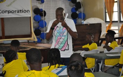 Pele Alumni Annual Youth Education Development Programme off to great start – Denis Carrington