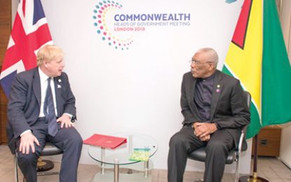 Border case raised on sidelines of Commonwealth Heads meeting in London