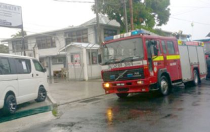 Alert driver extinguishes fire at Health Ministry