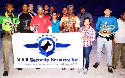 GSSF Practical Pistol Shooters compete in NVR Security Services Inc. Shoot