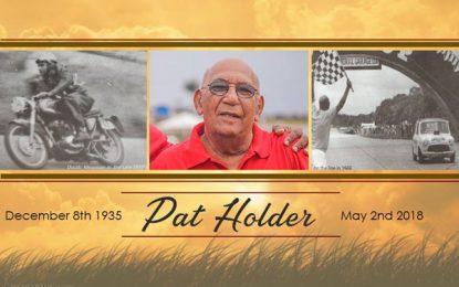 Local Motor Racing legend, Pat Holder, passes away at the age of 84