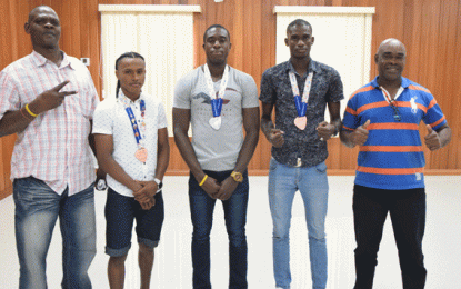 “We are fed up of congratulations”- Boxing coach calls for incentives from Government – South America Games’ medalists return home
