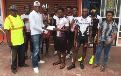 Balram Narine wins FACC Pre Father’s Day Cycle road race