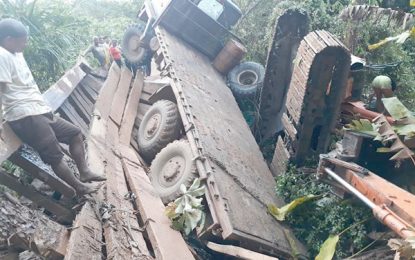 Team dispatched to assess bridge collapse on Lethem trail  -road users to be made accountable for overweight vehicles