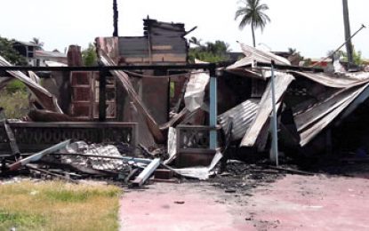 Arson suspected in blaze that leaves West Berbice family homeless