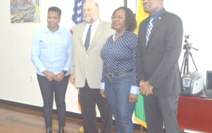 US donates special ID card-producing equipment for ports