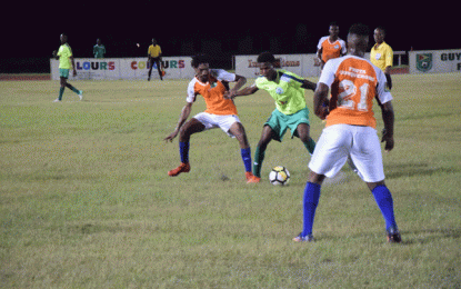 GFF Elite League season III… Ian Alleyne’s brace guides Conquerors 5-0 win over Victoria – Den Amstel trounce GDF to add to their woes