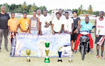 EDFA 2016/17 Awards Presentation…Senior, NAMILCO U-17 & Pele Alumni Frank Watson U-15 League winners rewarded