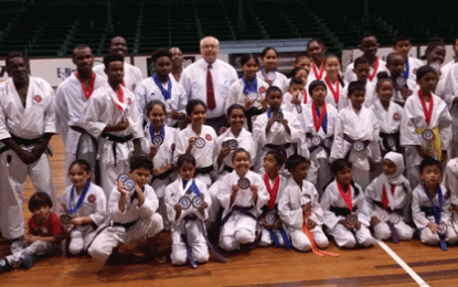 GKF hosts another National Junior Karate Championship – Shamar Francis and Jayanti Ram win double gold