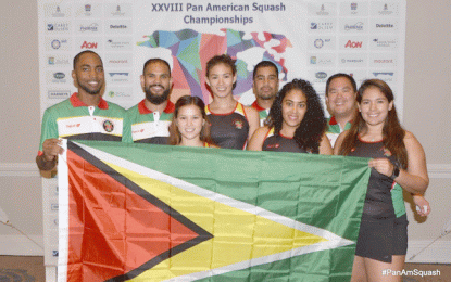 2018 Pan-American Squash Championships… Guyanese off to tentative start