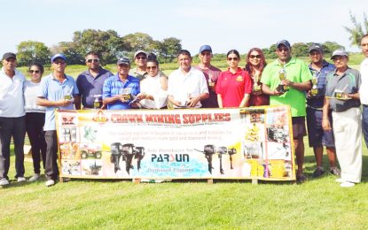 Arjune, Shaw and Reis triumph in Crown Mining’s Annual Golf Tournament