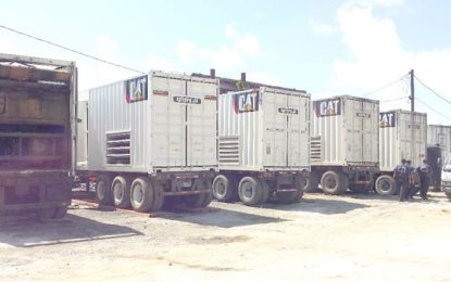 Power restored on Essequibo Coast – Four generating sets in operation
