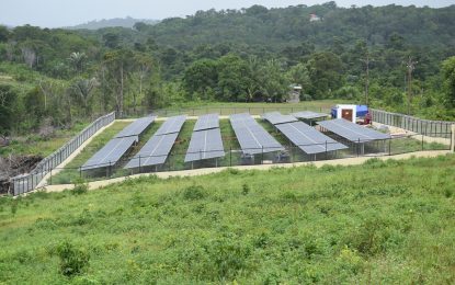 Mabaruma solar farm to be fully operational by end of August