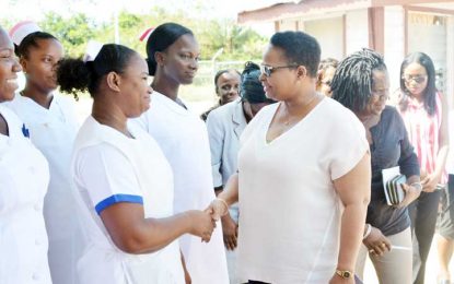 Public Health Ministry assesses conditions at Kwakwani Hospital, Ituni Health Centre