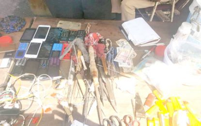 18 cell phones, improvised weapons found in latest Lusignan Prisons search
